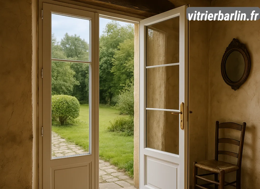 Installation de fenêtre en PVC Barlin