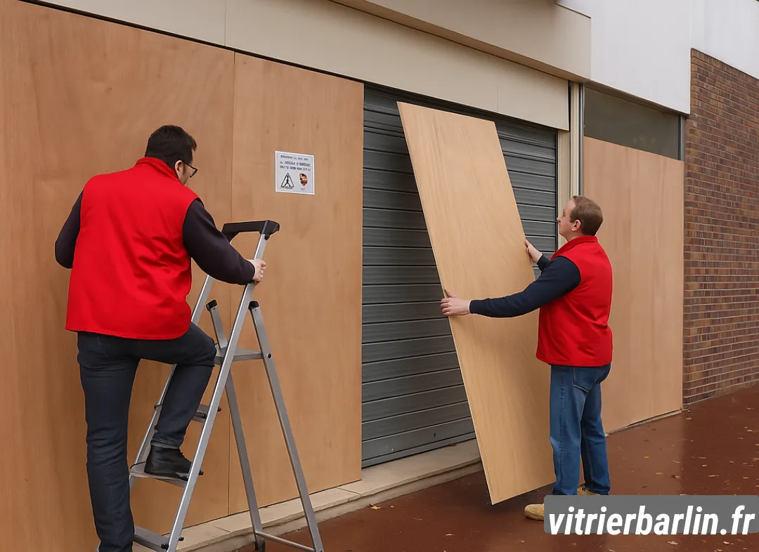 Mise en sécurité fermeture provisoire Barlin